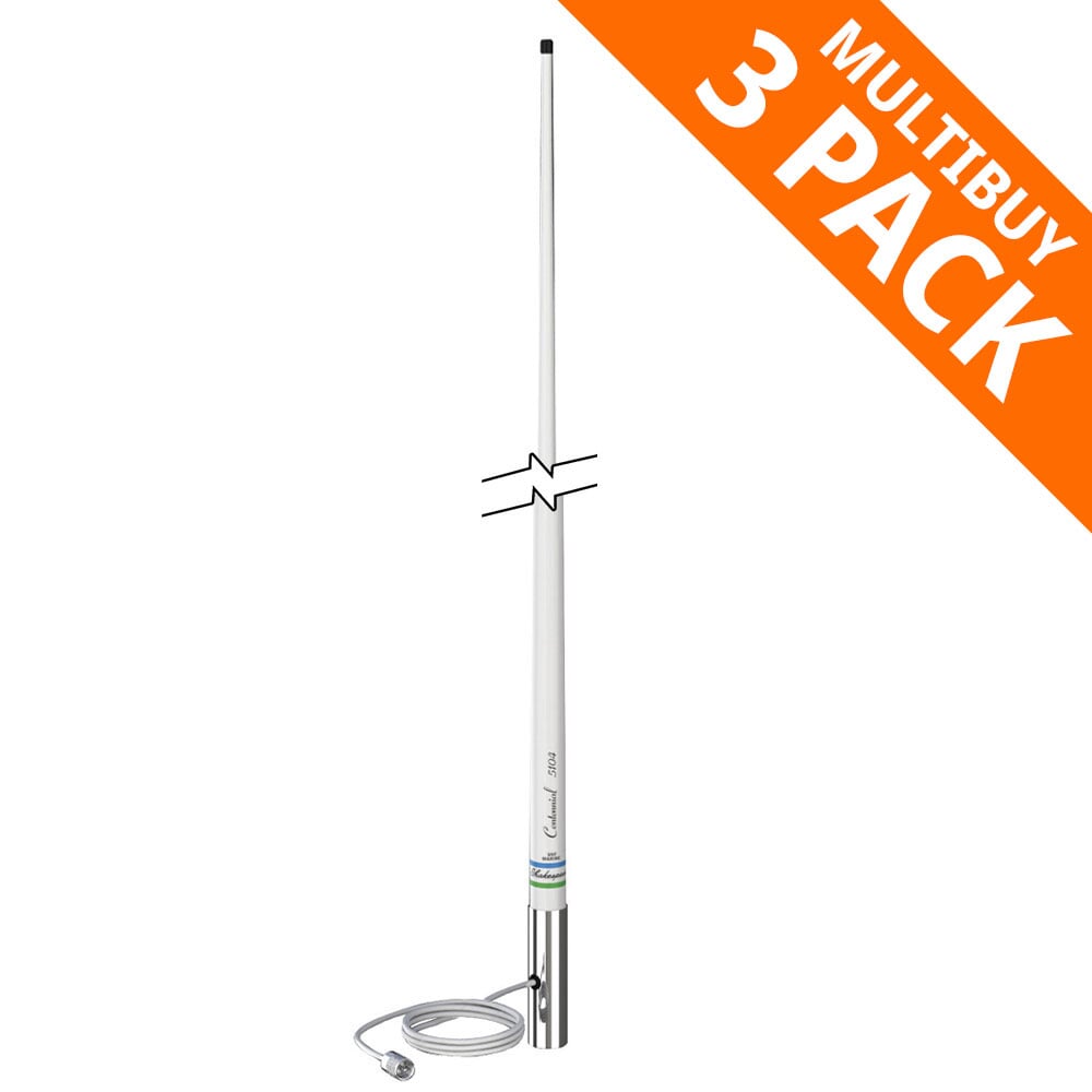 Shakespeare 3dB 1.2m Fibreglass VHF Antenna (Pack Of 3) | Sealutions Marine