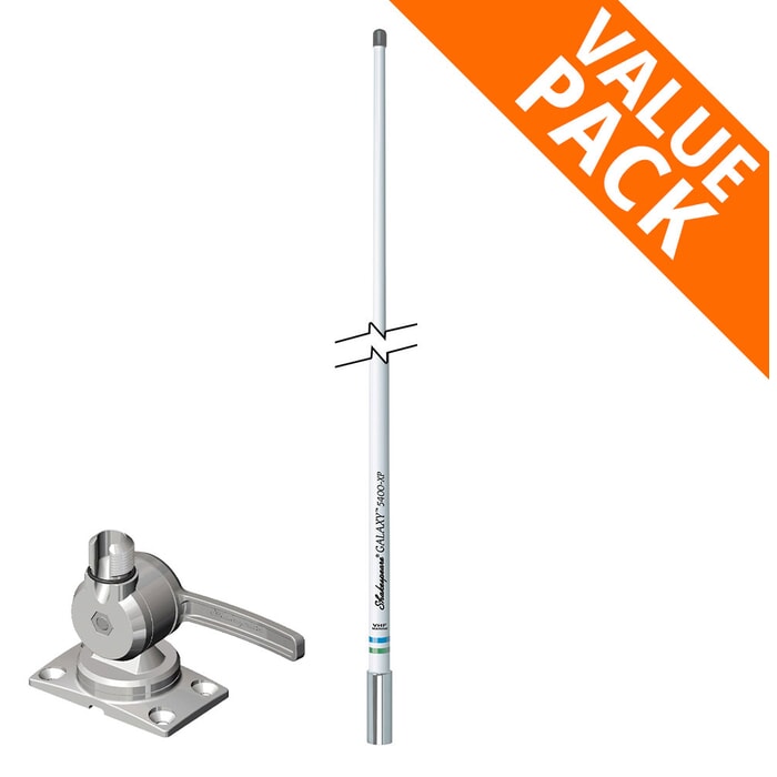 Antenna VHF Shakespeare 1.2M In Fibra Di Vetro - Sistema Quick Connect Per Barche - Foto 4