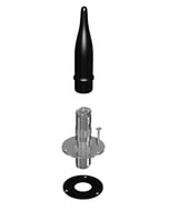 Shakespeare N Type Deck Plug and socket for RG123 cable