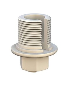 Shakespeare Adapts 1''14 female thread to M16 male thread white nylon