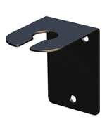 Shakespeare Right angle black aluminium bracket