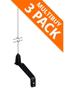 Shakespeare Whipflex S-Steel VHF Whip Ant - 0.9m (Pack of 3)