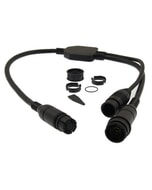 Raymarine AXIOM to Airmar Transducer 25 to 25 & 8 pin Adaptor Y Cable