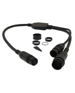 Raymarine AXIOM to Airmar Transducer 25 to 9 & 7 pin Adaptor Y Cable