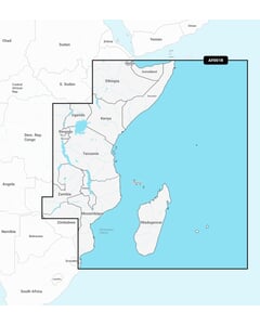 Garmin Navionics + Chart: AF001R - Africa, East