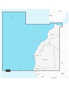 Garmin Navionics + Chart: AF004R - Africa, Northwest