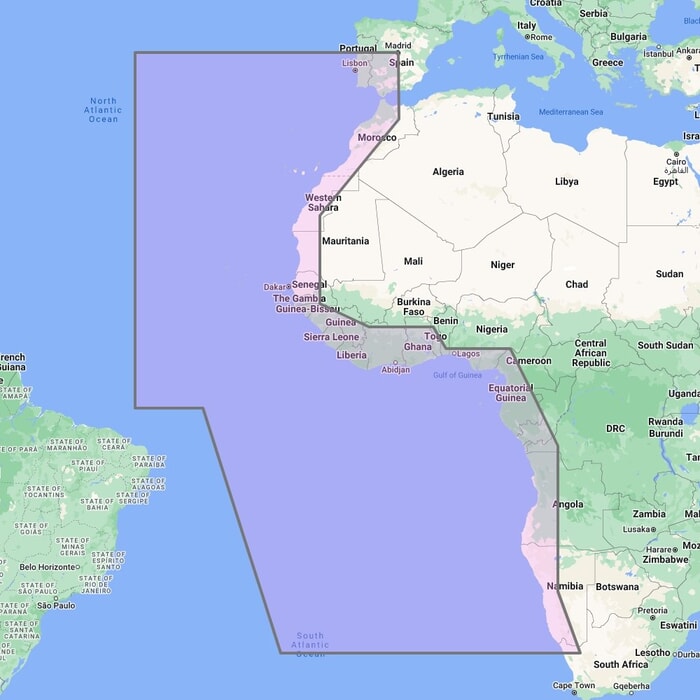 Furuno TimeZero Wide Area Chart: Africa - West | Sealutions Marine