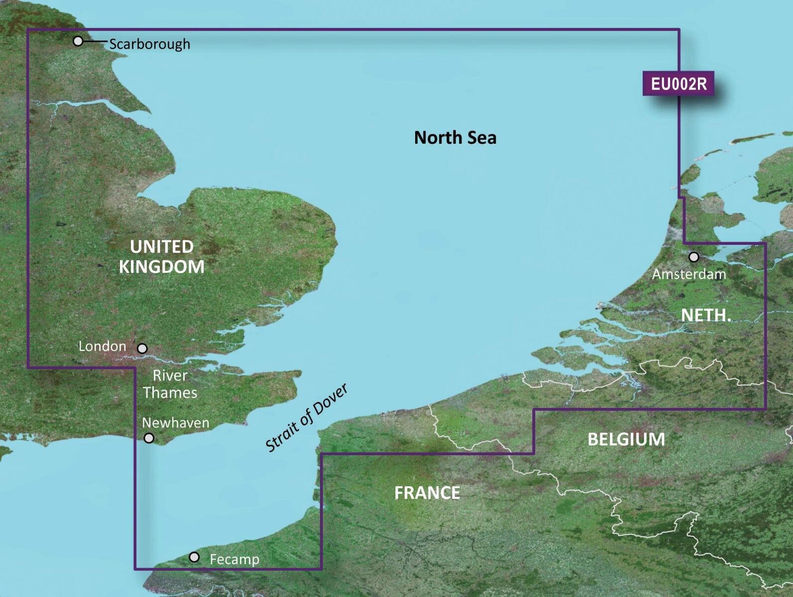Garmin BlueChart G3 - HXEU002R: SE England - Belux Inland Waters