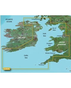 Garmin BlueChart G3 Vision Regular Area - VEU004R Irish Sea