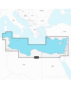 Garmin Navionics+ Chart: EU016R - Mediterranean Sea, Southeast