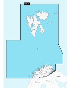 Garmin Navionics+ Chart: EU054R - Norway, Vestfjorden to Svalbard