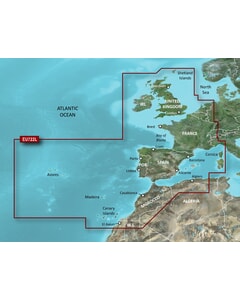 Garmin BlueChart G3 Vision Large  Area - VEU722L Europe Atlantic Coast