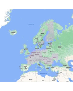 Furuno TimeZero Mega Wide Area Chart: European Inland Water