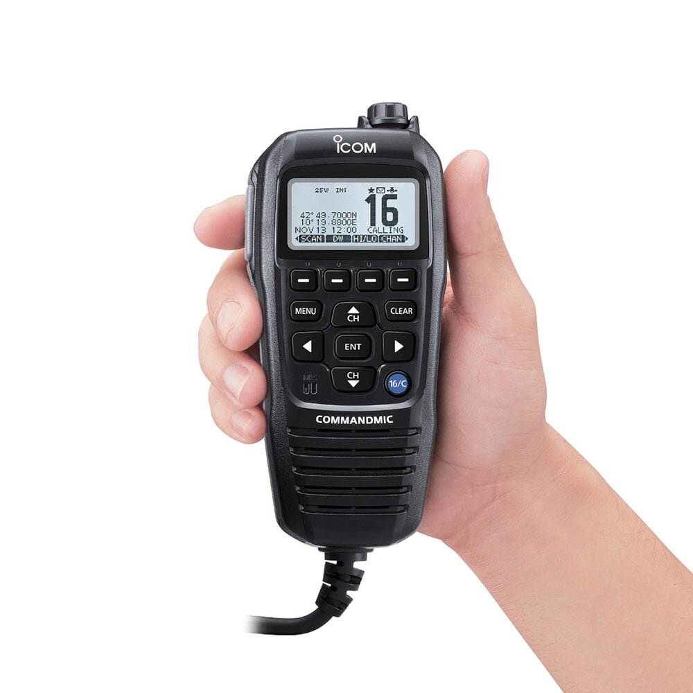 Icom M400BBE Black Box VHF DSC with HM195G Command Mic GPS