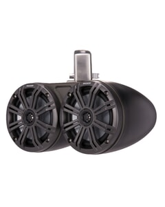 Kicker KMTC Marine Dual 6.5" Coaxial Tower System - Black
