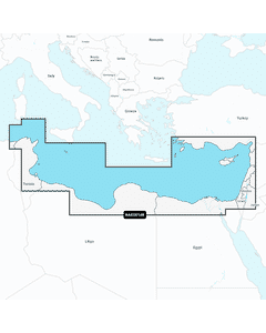 Navionics+ Regular Chart: EU016R -  Mediterranean Sea, Southeast