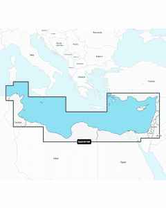Navionics+ Regular Chart: EU016R - Mediterranean Sea Southeast
