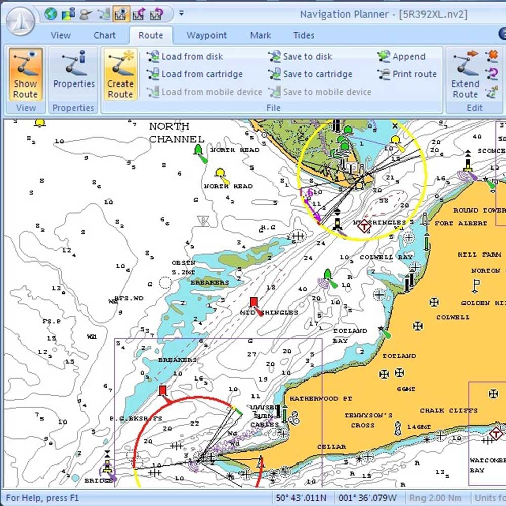 Navionics Navigation Planner | Sealutions Marine