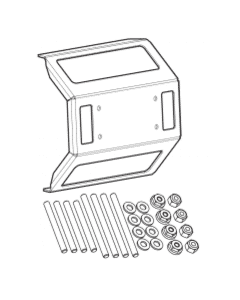 Humminbird IDMK S10 - In-Dash Mounting Kit SOLIX 10 Models REINFORCED
