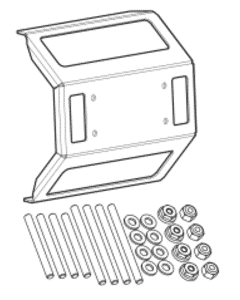 Humminbird IDMK S10 - In-Dash Mounting Kit SOLIX 10 Models REINFORCED