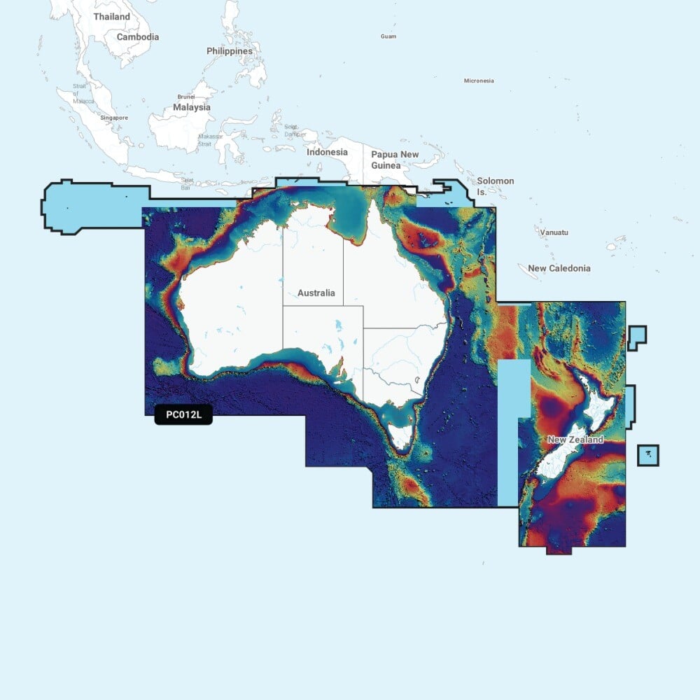 Navionics NAPC012L - Australia & New Zealand - Navionics+ main image 0