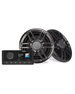 Fusion RA210KSPG Marine Stereo & XS Sports Speaker Bundle