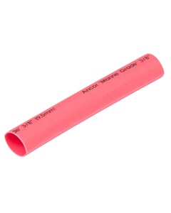 Ancor Heat Shrink Tubing, 48" (122 cm) Long, 1pc-3/8" (9.5 mm)-Red