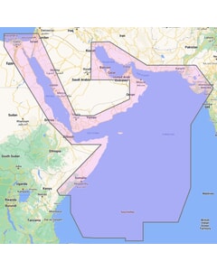 Furuno TimeZero Wide Area Chart: Red Sea to The Gulf & Seychelles