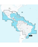 Garmin Navionics + Chart: SA004L - Mexico, Caribbean to Brazil