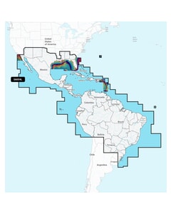 Garmin Navionics Vision+ Chart: SA004L - Mexico, Caribbean to Brazil