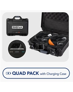 Sena Marine Nautitalk Bosun Yachting Headsets - Quad Pack & Charging Case