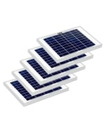 Solar Technology 5 x 10W Rigid Solar Panels Pack