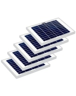 Solar Technology 5 x 10W Rigid Solar Panels Pack