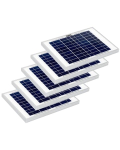Solar Technology 5 x 10W Rigid Solar Panels Pack