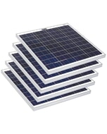Solar Technology 5 x 60W Rigid Solar Panels Pack