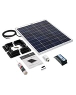 Solar Technology 80W Rigid Solar Panel ABS Mounts & 15A MPPT
