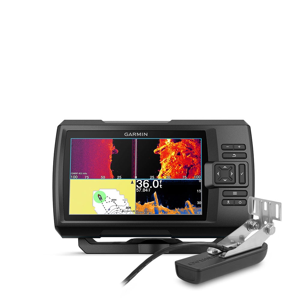 Sondeur Garmin Striker Vivid 7sv - Écran 7" Couleur - Pour Pêche - Facile à Utiliser