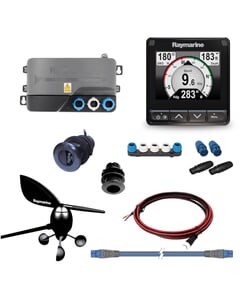Raymarine i70 System Pack - DST Twin XDCR Pack & Short Arm MHU