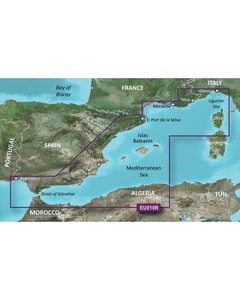 Garmin BlueChart G3 Vision - VEU010R: Spain, Mediterranean Coast