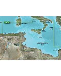 Garmin BlueChart G3 Regular Area - HXEU013R Italy Southwest & Tunisia