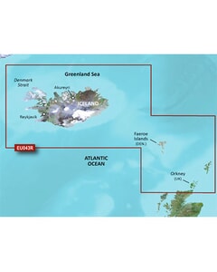 Garmin BlueChart G3 Regular Area - HXEU043R Iceland to Orkney
