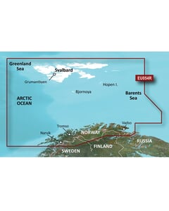 Garmin BlueChart G3 Regular Area - HXEU054R Vestfjd-Svalbard-Varanger