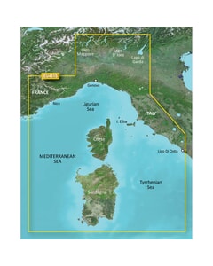 Garmin BlueChart G3 Vision - VEU451S: Ligurian Sea, Corsica & Sardinia