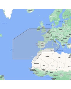 Furuno TimeZero Mega Wide Area Chart: West European Coasts and West Med